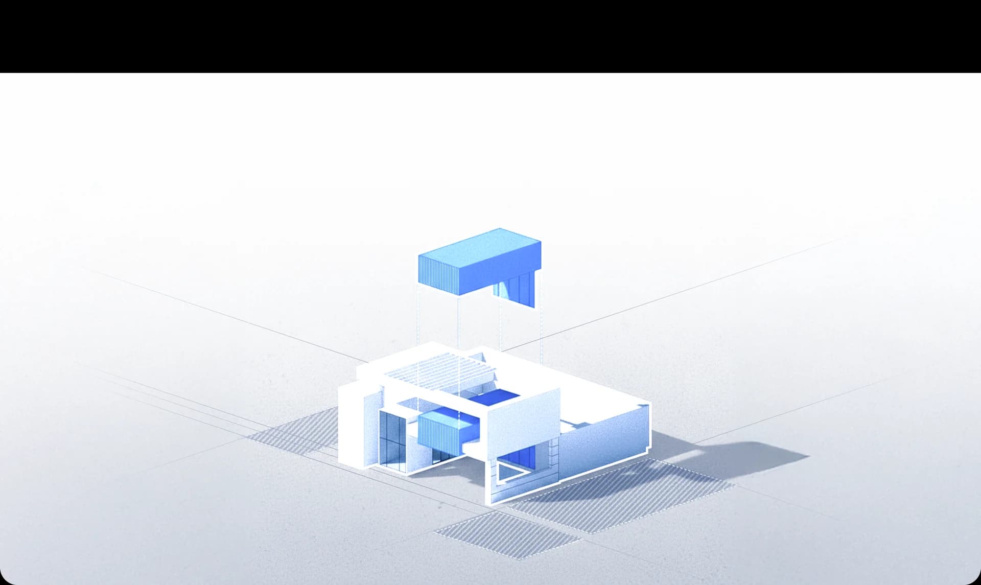 3D 건물 일러스트레이션